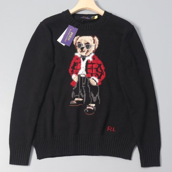 Polo Ralph Lauren Women's Knit Sweater with Bear Design - Picture 3 of 9